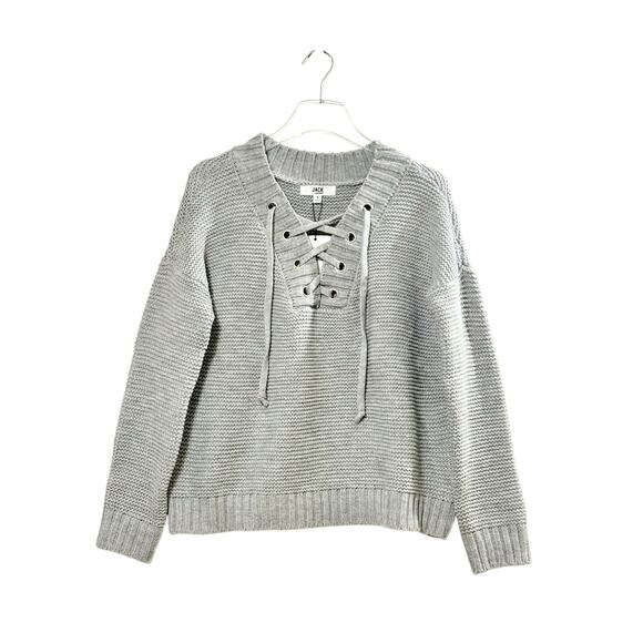 Jack by BB Dakota Willard Sweater in Grey Size Small - Picture 2 of 6